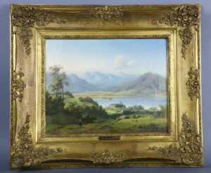 12. H. Schmidt «Альпийский пейзаж»