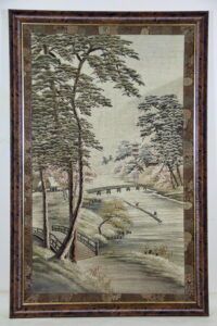 137. Панно «Пейзаж с рекой»