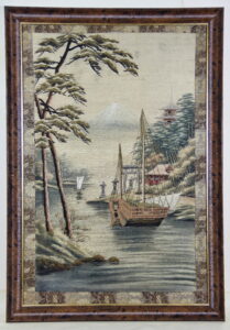 149. Панно «Корабль на фоне Фудзи»