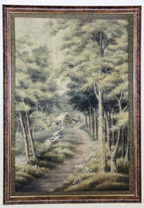 152. Панно «Пейзаж с мельницей»