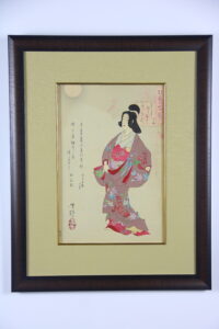 35. Лист из серии "Куртизанка Такао" №1, 1885 г.